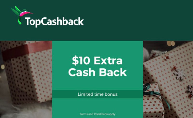 [YMMV]TopCashBack额外$10返现#TopCashBack✅ 