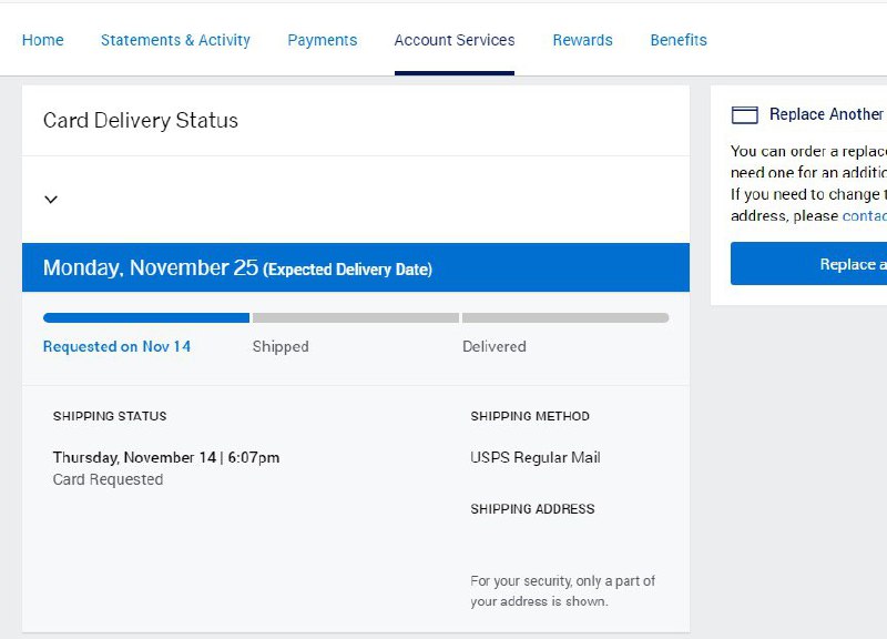 查询AmEx寄卡进度#AmEx 👉🏿 确保申请成功后将新卡加入你的账户✅ 