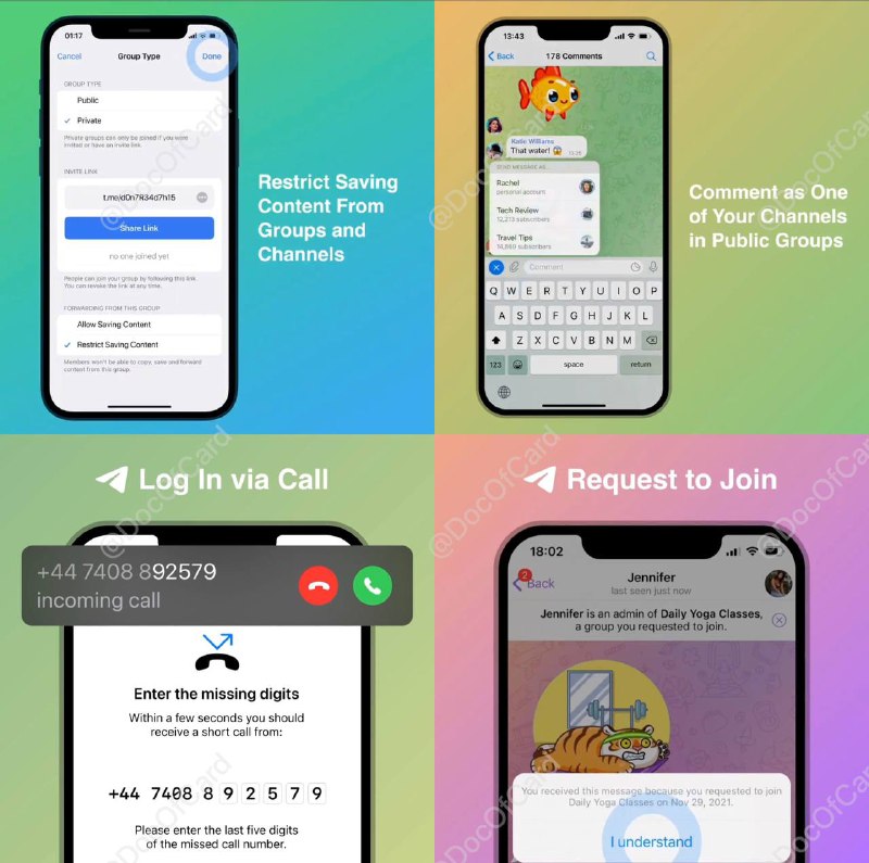 Telegram iOS 8.3 新功能