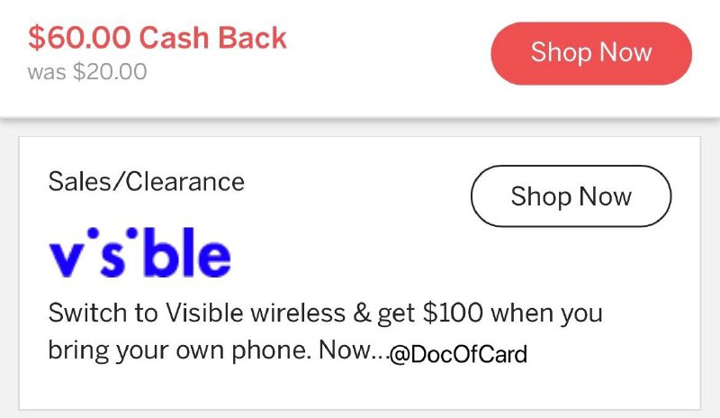 Visible BYOD 送$100#Visible🆕3/1更新
