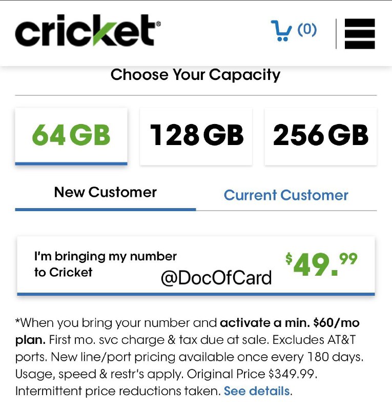 Cricket $49 iPhone SE优惠回归不要错过#Cricket #iPhone #Deals🆕6/21更新
