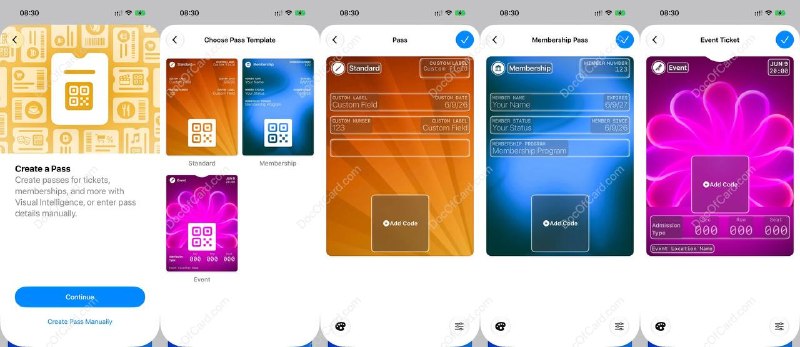 #iOS 27 #Apple WalletWallet 新增“创建通行证”，支持 AI 或者手动方式添加活动门票、会员卡等通行证 [DP]👉🏿 @DocOfCard_channel
