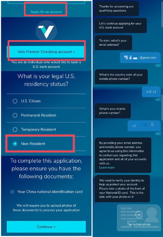 Velo Bank华美旗下美国网络银行#Velo🆕4/9/22更新