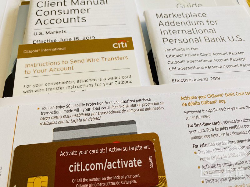 B1/B2国内Citigold 见证开户美国账户#Citi👉🏿 