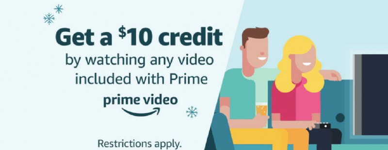 #Amazon[Target]Amazon is offering some Prime customers a free $10 credit when they try Prime Video👉🏿 Valid until December 31st, 2019