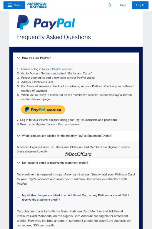 AmEx Platinum新增$30每月PayPal报销#AmEx #PayPal✅ s.docofcard.com/AG7Ji5 • 时间