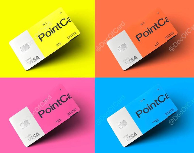 Point Debit更换合作银行后发新卡，还有免首年年费优惠码#PointDebit👉🏿 Point Debit在10/27宣布 更换合作银行Column N.A. 后，官网已经更新到新卡面，且由MasterCard换到了Visa✅ 