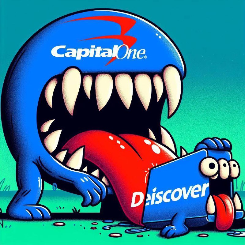 Capital One 拟斥资 353 亿美元收购 Discover#CapitalOne #Discover #消息🆕5/18/25更新
