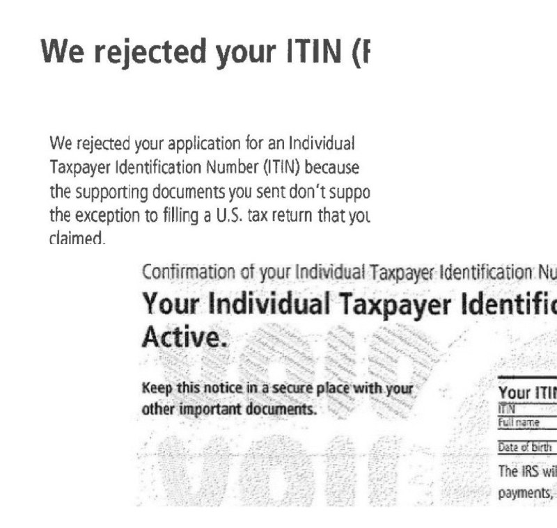 #ITIN通过KDP信+护照(公证复印件)申请ITIN的结果陆续收到，YMMV有人成功[DP]，有人失败[DP]，欢迎群里反馈更多DP • 护照公证复印件IRS是否接受YMMV • KDP信IRS是否接受YMMV • 邮寄地址填美国收信没有问题 • 更多👉🏿 👀相关