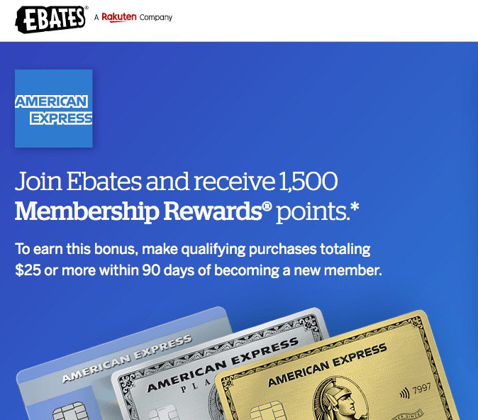 Rakuten(Ebates)新用户可选择将返现 1