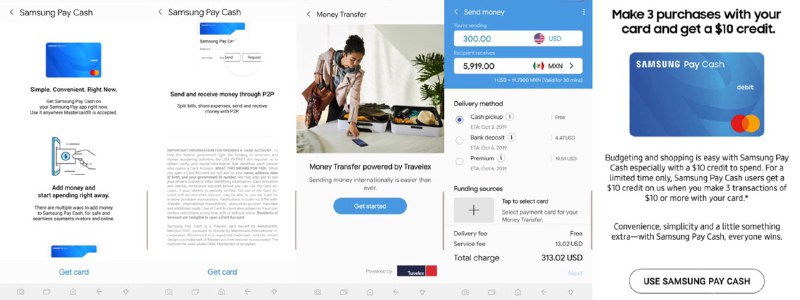 Samsung Pay Launches Virtual Debit Card – ‘Samsung Pay Cash’#SamsungPay • They are now offering a $10 credit when they make three purchases (must total $10 or more) • Offer valid for first 10,000 qualifying Samsung Pay Cash users between December 1 and December 31 • Limited to one bonus per user • Credit is issued within 24 hours • About Samsung Pay Cash👀相关
