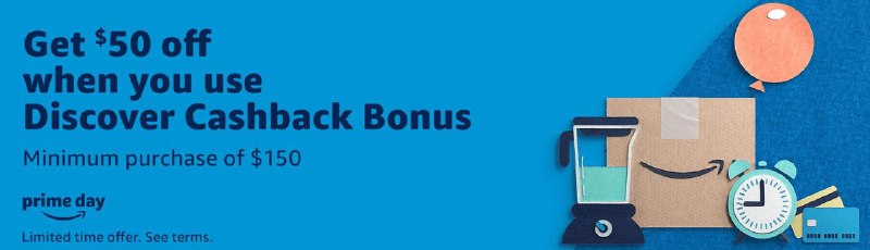 [YMMV] Amazon满$150减$50，需要用Discover点数支付一部分#Amazon #Discover❶ 该优惠和Amazon MR/UR活动类似，首先需要通过 这个链接 绑定一张Discover卡(已经绑定过的跳过)❷ 然后点击下面这个链接查看自己是否被targeted