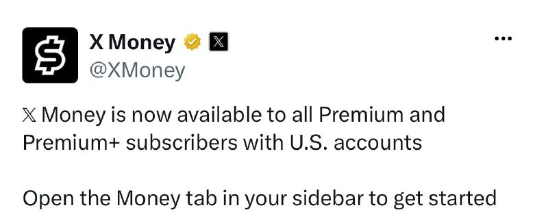#X #twitter𝕏 Money 这次 大概是真的全面开放 P/P+ 美国用户申请了 • 申请要求