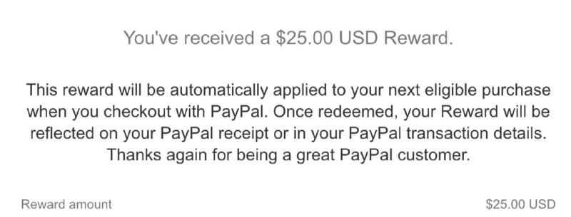 [Target]PayPal US买币满$25送$25#PayPal活动截止