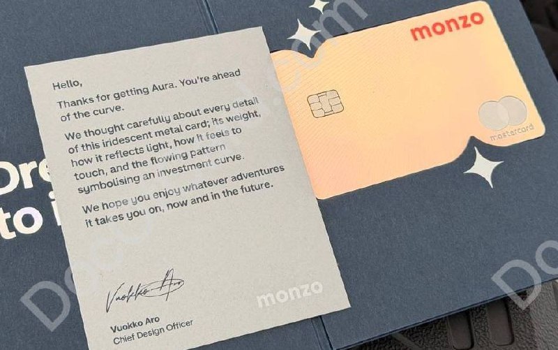 Monzo 新推出 Aura 信用卡#Monzo✅ 