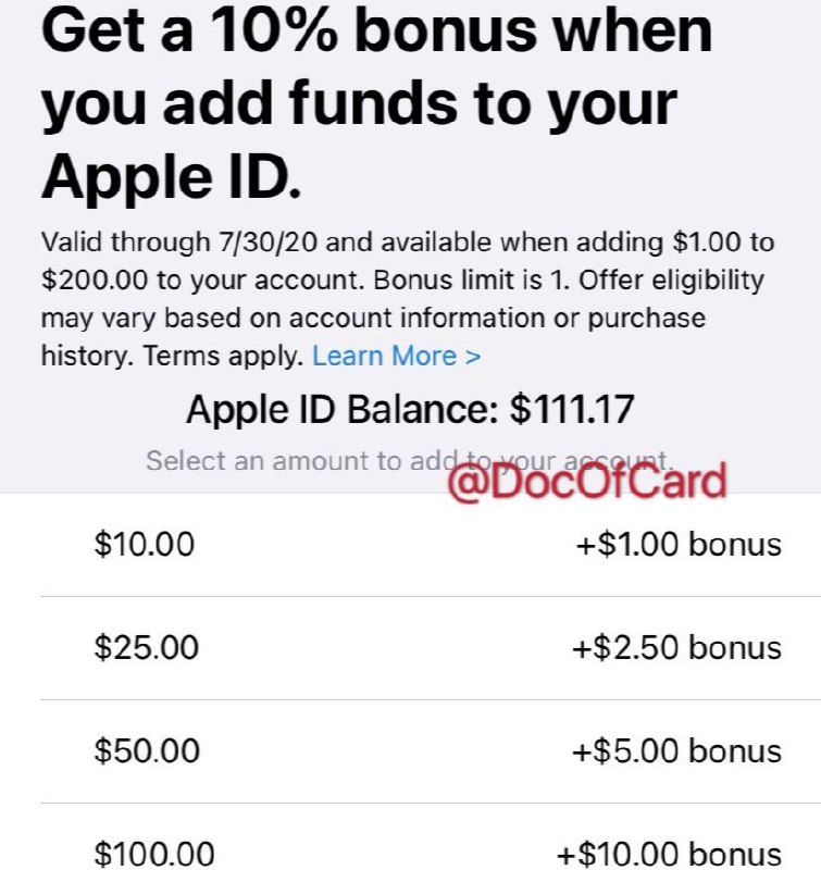 官方优惠，App Store余额充值送10%#deal #AppStore • 活动时间