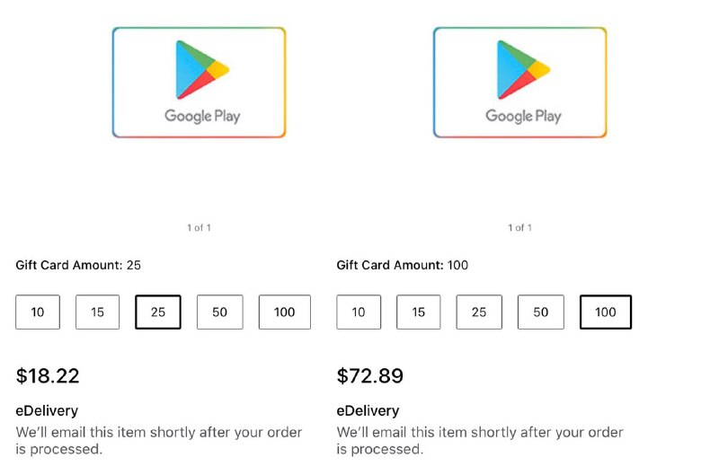 Google Play eGift Card