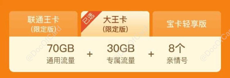 #联通王卡 #腾讯王卡🆕70G业务将于2022年8月21日24