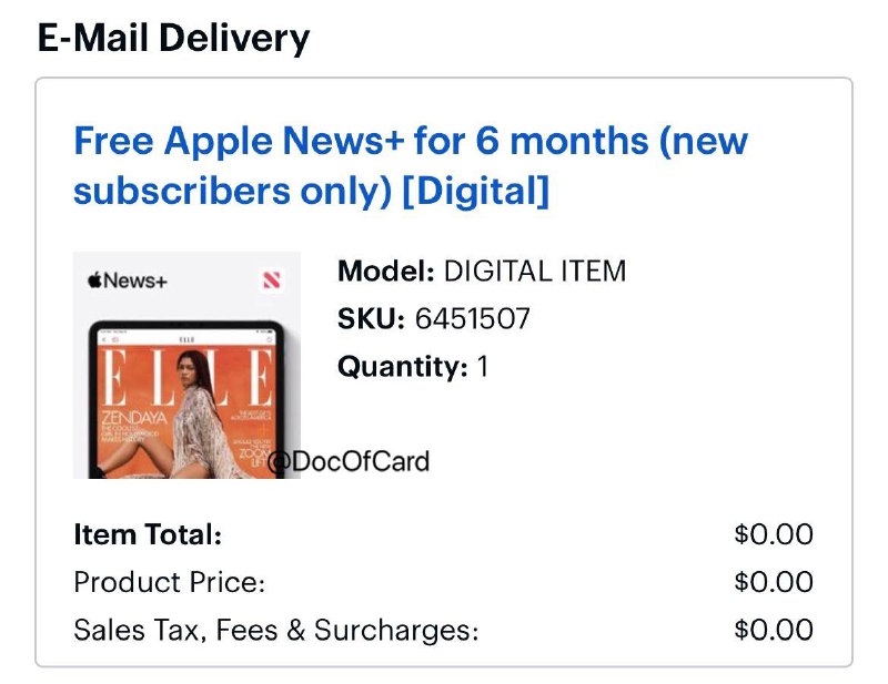 Bestbuy 免费6个月Apple News+(美区)#Bestbuy #AppleNews✅ bestbuy.com/site/6451507.p • 仅Apple News+新用户(老用户5个月) • 购买后30分钟内会邮件发送激活码 • 激活地址