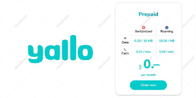 yallo Prepaid eSIM 瑞士保号卡#yallo #eSIM #瑞士🆕6/7更新