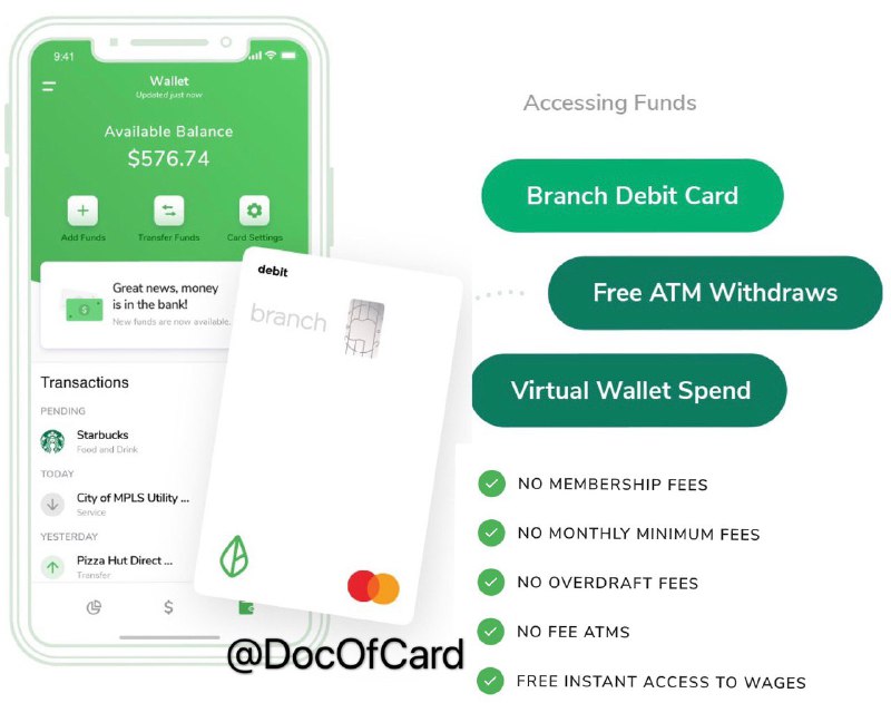 美国虚拟银行Branch介绍#branch #数字银行🆕5/10/21更新