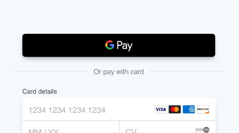 #StripeStripe收款添加 Google Pay 支持