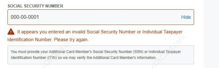 #AmEx USAMEX US 网页添加副卡现在需要提供 SSN/ITIN了，目前电话客服还可以使用护照 [DP]✔️@DocOfCard_channel / 🇺🇸账户合集