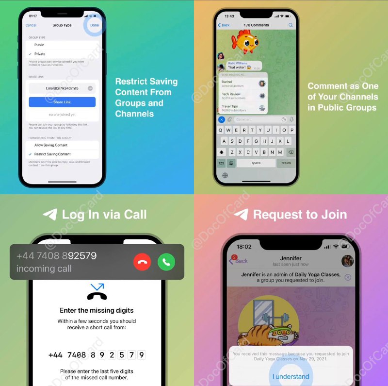 Telegram iOS 8.3 新功能
