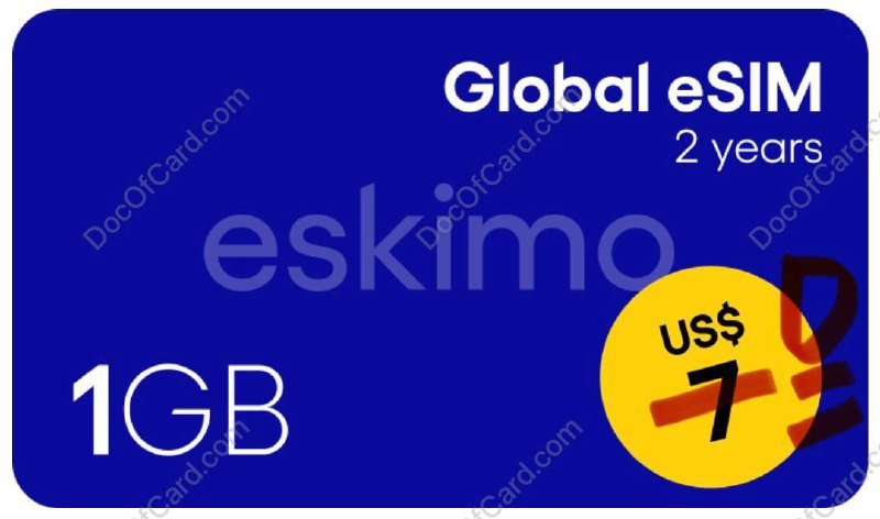 eskimo 新用户免费 1GB 流量卡 eSIM#eskimo #eSIM✔️ eskimo 新用户使用官方优惠码注册可获得免费 1GB 的 eSIM 流量卡✔️ ✅ App Store优惠码