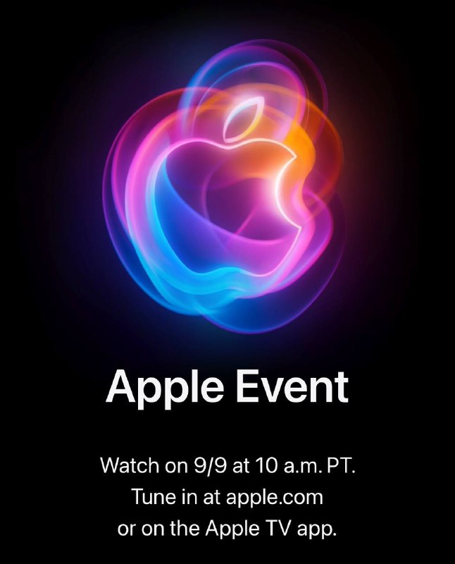 #apple • 9/9 at 10 a.m. PT • 北京时间 9 月 10 日凌晨 1 点✔️ Add to calendar