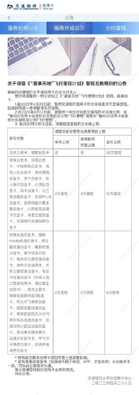 交行积分大温暖，4月29日起暂停积分兑换亚万里程#交行 #亚万✔️ 