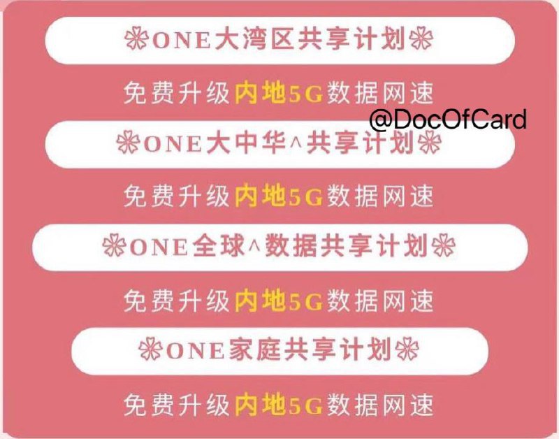 CuniqHK上台计划免费升级内地5G网速#CuniqHK👉🏿 CuniqHK公众号[推送]ONE上台计划内地流量免费升级为5G网速（需手机支持） • [客服]指定月费计划嘅一卡二号用户可以系大陆有5G信号覆盖区域用5G网络，手机需要系3.4-3.5GHz， 3.5-3.6GHz（n78）5G手机(iPhone除外)，香港暂无5G plan • [客服]由于大陆暂时未允许境外电信运营商开通漫游VoLTE，所以CuniqHK在内地暂时不能用iPhone 12手机漫游使用5G网络👀相关