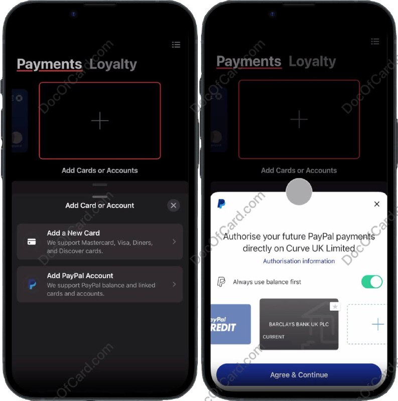 Curve UK 现在支持添加绑定 PayPal UK#Curve #PayPal🆕从 9/19/23 开始，Curve UK 将支持添加 PayPal UK 为新的付款方式 [官网] • 不支持 PayPal 中的 AMEX 和 VISA 卡 • 不支持 PayPal 购物保护 • 不支持 PayPal 的 Pay in 3🔗相关