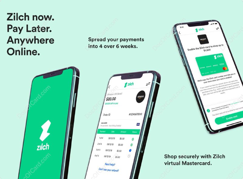 英国先买后付 (BNPL) 数字钱包 Zilch#Zilch #BNPL #数字钱包📮群友 [投稿] 推荐了一个英国先买后付 (BNPL) 的信贷产品 Zilch，成立于 2018 年Zilch Technology Limited is authorised and regulated by the FCA to perform regulated Consumer Credit activities (FRN 843421). The Zilch Card is issued by Monavate (Company Number