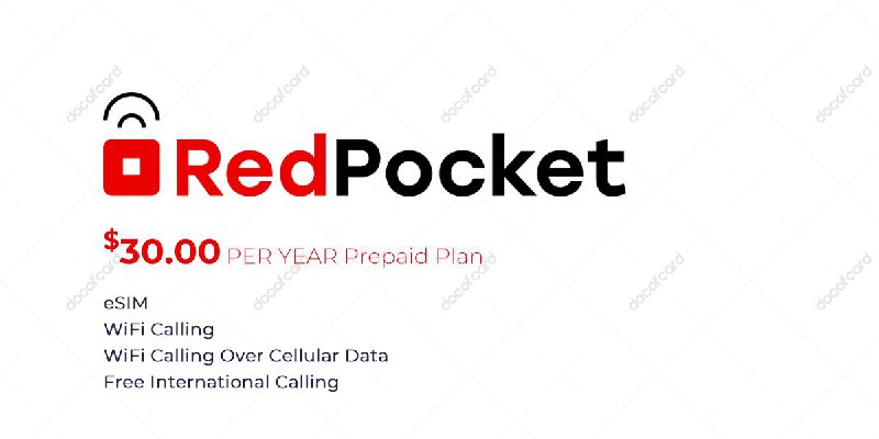 📶RedPocket eSIM 美国保号卡#RedPocket #eSIM🆕📶RedPocket 俗称红包卡，最便宜的套餐为通过 ebay 销售的 $30$45/年 的 GSMT 卡，GSMT 卡近期更新支持 eSIM 后才有了本文 • 年费