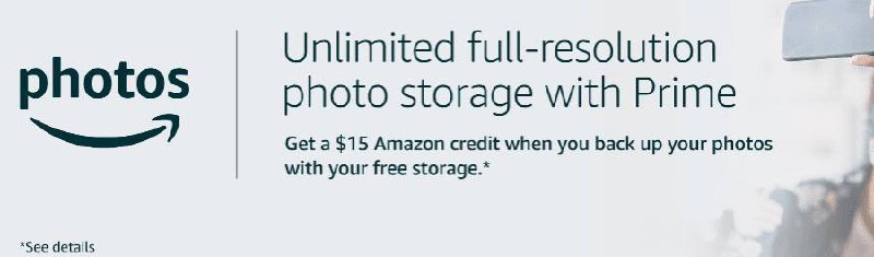 [YMMV]用Amazon Photo备份照片得$15#Amazon✅ amazon.com/b/?node=16334255011 • 史高奖励是$20 • 需为第一次备份照片的Prime会员用户(不含试用会员) • 7天后会收到credit邮件 • 赠送credit无法用于购买礼品卡👉🏿 @DocOfCard_channel