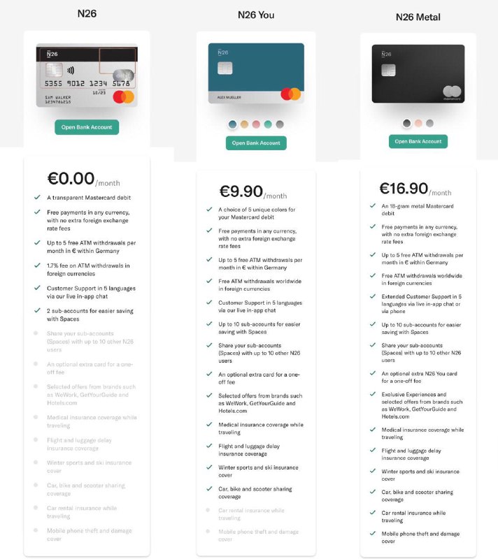 德国数字银行N26介绍#N26 #数字银行 #金属卡🆕2/28/24更新