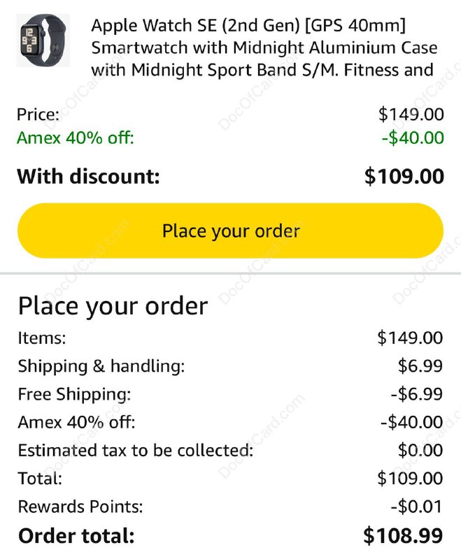 Amazon/Walmart Apple Watch SE (2024) for $149/$179#Amazon #Apple Watch #BlackFriday✔️ Amazon